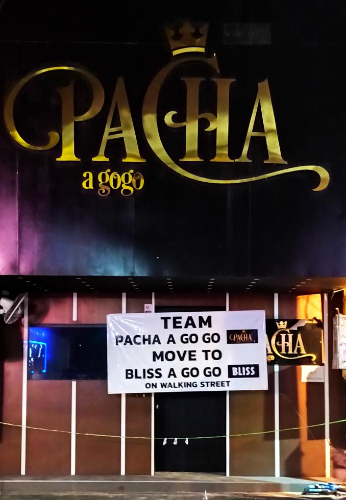 Pacha Club A Go-Go relocated its staff